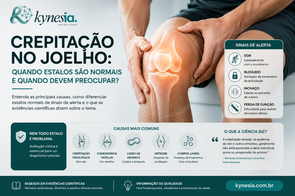 Crepitação no Joelho: Quando Estalos São Normais e Quando Devem Preocupar?